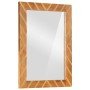 Espejo de baño madera maciza mango marrón y cristal 50x70x3 cm de vidaXL, Espejos - Ref: Foro24-356814, Precio: 56,37 €, Desc...