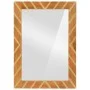 Bathroom mirror solid brown mango wood and glass 50x70x3 cm by vidaXL, Mirrors - Ref: Foro24-356814, Price: 47,58 €, Discount: %