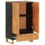 Solid wood sideboard brown and black mango 60x33.5x100 cm by vidaXL, Sideboards - Ref: Foro24-356813, Price: 159,22 €, Discou...
