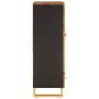 Solid wood sideboard brown and black mango 60x33.5x100 cm by vidaXL, Sideboards - Ref: Foro24-356813, Price: 149,13 €, Discou...