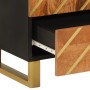 Solid wood sideboard brown and black mango 60x33.5x100 cm by vidaXL, Sideboards - Ref: Foro24-356813, Price: 149,13 €, Discou...