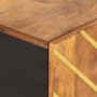 Solid wood sideboard brown and black mango 60x33.5x100 cm by vidaXL, Sideboards - Ref: Foro24-356813, Price: 149,13 €, Discou...