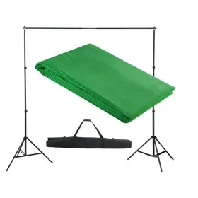 Hintergrundstützsystem 300x300 cm grün von vidaXL, Geld - Ref: Foro24-160066, Preis: 61,53 €, Rabatt: %
