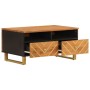 Mesa de centro madera maciza mango negro y marrón 80x54x40 cm de vidaXL, Mesas de centro - Ref: Foro24-356796, Precio: 98,70 ...