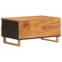 Mesa de centro madera maciza mango negro y marrón 80x54x40 cm de vidaXL, Mesas de centro - Ref: Foro24-356796, Precio: 98,70 ...