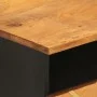Mesa de centro madera maciza mango negro y marrón 80x54x40 cm de vidaXL, Mesas de centro - Ref: Foro24-356796, Precio: 97,83 ...