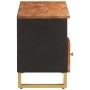TV-Schrank aus massivem Mangoholz, braun und schwarz, 100 x 33,5 x 46 cm von vidaXL, TV-Möbel - Ref: Foro24-356801, Preis: 80...