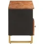 TV-Schrank aus massivem Mangoholz, braun und schwarz, 100 x 33,5 x 46 cm von vidaXL, TV-Möbel - Ref: Foro24-356801, Preis: 80...