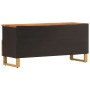 TV-Schrank aus massivem Mangoholz, braun und schwarz, 100 x 33,5 x 46 cm von vidaXL, TV-Möbel - Ref: Foro24-356801, Preis: 80...