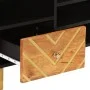 TV-Schrank aus massivem Mangoholz, braun und schwarz, 100 x 33,5 x 46 cm von vidaXL, TV-Möbel - Ref: Foro24-356801, Preis: 80...