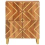 Nebenmöbel Massivholz Mangoholz Braun/Schwarz 60x33,5x75 cm von vidaXL, Sideboards - Ref: Foro24-356809, Preis: 131,27 €, Rab...