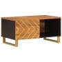 Solid black mango wood coffee table brown 80x50x40 cm by vidaXL, Coffee table - Ref: Foro24-356787, Price: 72,88 €, Discount: %