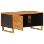 Solid black mango wood coffee table brown 80x50x40 cm by vidaXL, Coffee table - Ref: Foro24-356787, Price: 72,88 €, Discount: %