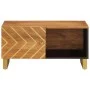 Solid black mango wood coffee table brown 80x50x40 cm by vidaXL, Coffee table - Ref: Foro24-356787, Price: 72,21 €, Discount: %