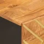 Mesa de centro madera maciza de mango negro marrón 80x50x40 cm de vidaXL, Mesas de centro - Ref: Foro24-356787, Precio: 72,21...