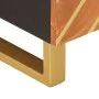 Mesa de centro madera maciza de mango negro marrón 80x50x40 cm de vidaXL, Mesas de centro - Ref: Foro24-356787, Precio: 72,21...