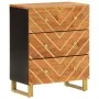 Solid mango wood auxiliary furniture in brown/black, 60x33.5x75 cm by vidaXL, Sideboards - Ref: Foro24-356786, Price: 149,59 ...