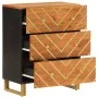 Solid mango wood auxiliary furniture in brown/black, 60x33.5x75 cm by vidaXL, Sideboards - Ref: Foro24-356786, Price: 149,59 ...