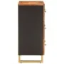 Solid mango wood auxiliary furniture in brown/black, 60x33.5x75 cm by vidaXL, Sideboards - Ref: Foro24-356786, Price: 149,59 ...