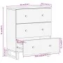 Solid mango wood auxiliary furniture in brown/black, 60x33.5x75 cm by vidaXL, Sideboards - Ref: Foro24-356786, Price: 149,59 ...