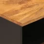 TV-Möbel aus braun-schwarzem Mangoholz, 70x33,5x46 cm. von vidaXL, TV-Möbel - Ref: Foro24-356784, Preis: 62,47 €, Rabatt: %