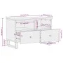 TV-Möbel aus braun-schwarzem Mangoholz, 70x33,5x46 cm. von vidaXL, TV-Möbel - Ref: Foro24-356784, Preis: 62,47 €, Rabatt: %