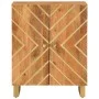 Mueble auxiliar madera maciza mango marrón/negro 60x33,5x75 cm de vidaXL, Aparadores - Ref: Foro24-356785, Precio: 127,79 €, ...
