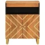 Auxiliary furniture solid mango wood brown/black 60x33.5x75 cm by vidaXL, Sideboards - Ref: Foro24-356808, Price: 107,99 €, D...