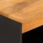 Beistellmöbel aus massivem Mangoholz braun/schwarz 60x33,5x75 cm von vidaXL, Sideboards - Ref: Foro24-356808, Preis: 107,99 €...