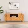 TV-Schrank aus massivem Mangoholz, braun und schwarz, 105 x 33,5 x 46 cm von vidaXL, TV-Möbel - Ref: Foro24-356797, Preis: 82...