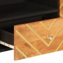 TV-Schrank aus massivem Mangoholz, braun und schwarz, 105 x 33,5 x 46 cm von vidaXL, TV-Möbel - Ref: Foro24-356797, Preis: 82...