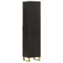 Black brown mango solid wood bathroom cabinet 38x33.5x160 cm by vidaXL, bathroom vanities - Ref: Foro24-356805, Price: 134,64...