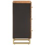 Hilfsmöbel aus massivem Mangoholz, braun/schwarz, 40x33,5x75 cm von vidaXL, Sideboards - Ref: Foro24-356806, Preis: 71,64 €, ...