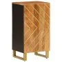 Auxiliary furniture solid mango wood brown/black 40x33.5x75 cm by vidaXL, Sideboards - Ref: Foro24-356807, Price: 89,64 €, Di...