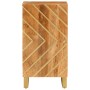 Mueble auxiliar madera maciza mango marrón/negro 40x33,5x75 cm de vidaXL, Aparadores - Ref: Foro24-356807, Precio: 91,08 €, D...