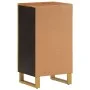 Auxiliary furniture solid mango wood brown/black 40x33.5x75 cm by vidaXL, Sideboards - Ref: Foro24-356807, Price: 89,64 €, Di...