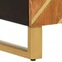 Auxiliary furniture solid mango wood brown/black 40x33.5x75 cm by vidaXL, Sideboards - Ref: Foro24-356807, Price: 89,64 €, Di...