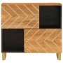 Hilfsmöbel aus massivem Mangoholz, braun/schwarz, 80x33,5x75 cm von vidaXL, Sideboards - Ref: Foro24-356810, Preis: 130,43 €,...