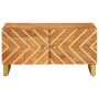 Mesa de centro madera maciza de mango negro marrón 80x50x40 cm de vidaXL, Mesas de centro - Ref: Foro24-356788, Precio: 79,28...