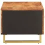 Mesa de centro madera maciza de mango negro marrón 80x50x40 cm de vidaXL, Mesas de centro - Ref: Foro24-356788, Precio: 78,55...