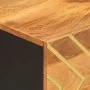 Mesa de centro madera maciza de mango negro marrón 80x50x40 cm de vidaXL, Mesas de centro - Ref: Foro24-356788, Precio: 78,55...