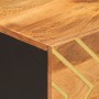 Mesa de centro madera maciza de mango negro marrón 80x50x40 cm de vidaXL, Mesas de centro - Ref: Foro24-356788, Precio: 79,28...