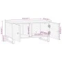 Mesa de centro madera maciza de mango negro marrón 80x50x40 cm de vidaXL, Mesas de centro - Ref: Foro24-356788, Precio: 78,55...