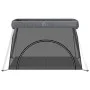 Playpen for babies with dark gray linen fabric mattress by vidaXL, Baby Playpens - Ref: Foro24-10302, Price: 60,33 €, Discoun...