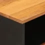 Solid mango wood nightstand brown and black 50x33x60 c by vidaXL, Nightstands - Ref: Foro24-356793, Price: 63,98 €, Discount: %