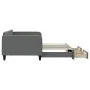 Sofá cama nido con cajones tela gris oscuro 100x200 cm de vidaXL, Camas y somieres - Ref: Foro24-3196858, Precio: 299,56 €, D...