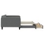 Trundle sofa bed with drawers dark gray fabric 100x200 cm by vidaXL, Beds and slatted bases - Ref: Foro24-3196858, Price: 299...