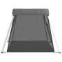 Playpen for babies with dark gray linen fabric mattress by vidaXL, Baby Playpens - Ref: Foro24-10302, Price: 60,33 €, Discoun...