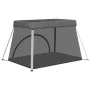 Playpen for babies with dark gray linen fabric mattress by vidaXL, Baby Playpens - Ref: Foro24-10302, Price: 60,33 €, Discoun...