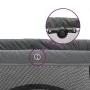 Playpen for babies with dark gray linen fabric mattress by vidaXL, Baby Playpens - Ref: Foro24-10302, Price: 60,33 €, Discoun...